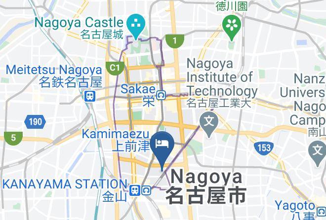 Nagoya City Naka Ward - Amusement Hotel Fantasista Maps