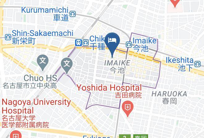 Nagoya City Chikusa Ward - Amusement Hotel Fantasista Maps