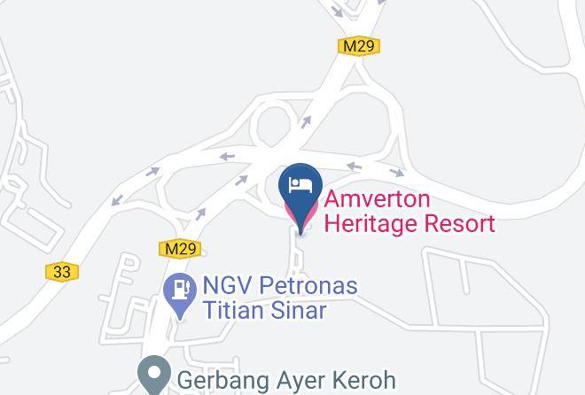 Alor Gajah District - Amverton Heritage Resort Maps