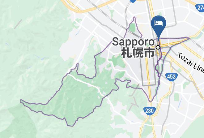 Ana Crowne Plaza Sapporo Map