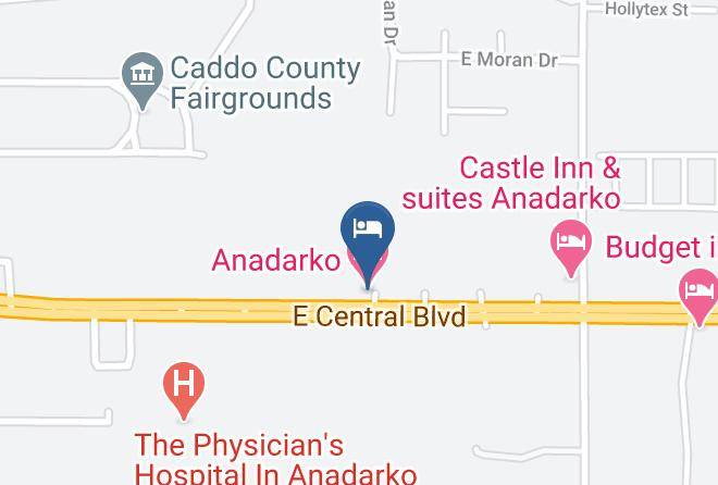 Caddo - Anadarko Motel Maps