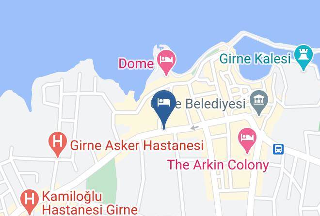 Yukari Girne - Anadol Hotel Maps