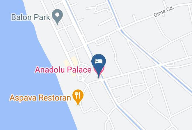 Samandag - Anadolu Palace Hotel Maps