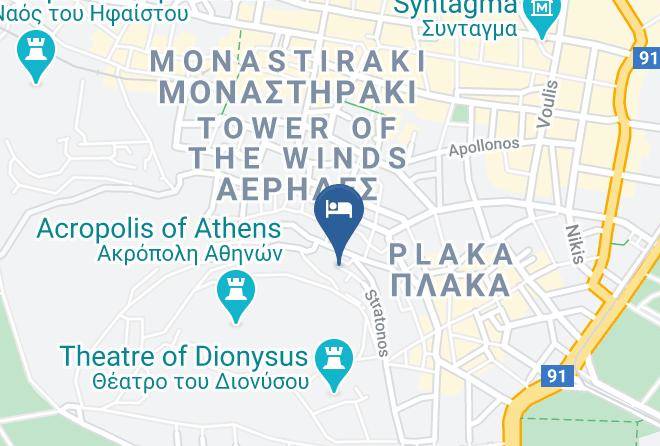 Central Athens - Anafiotika Residence By Cycladica Maps