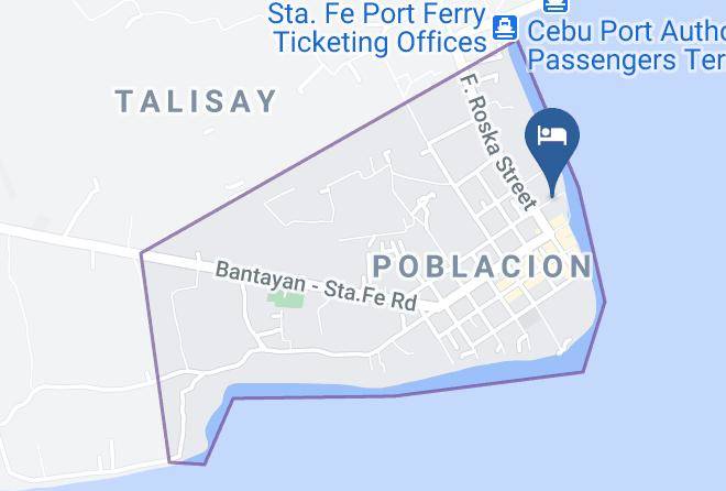 Anahaw Seaside Inn Map