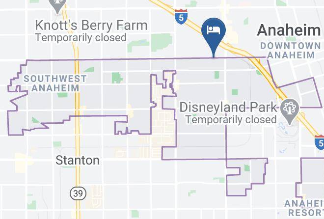 Orange - Anaheim Executive Inn Maps
