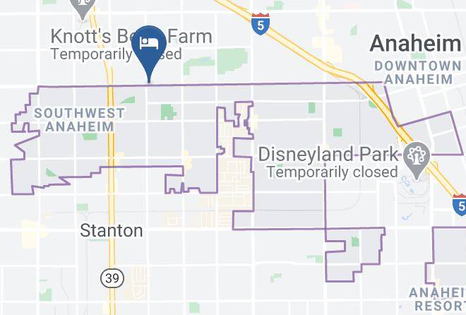 Orange - Anaheim National Inn Maps