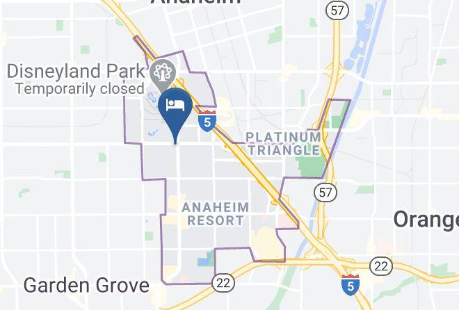 Orange - Anaheim Portofino Inn & Suites Maps