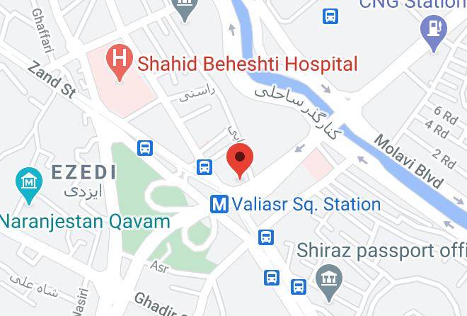 Shiraz - Anahita Hotel Maps