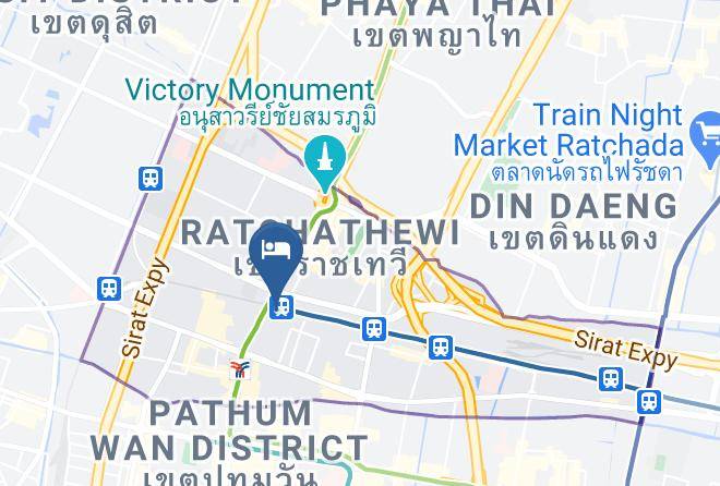 Ratchathewi - Anajak Bangkok Hotel Maps