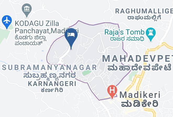 Madikeri - Anamiiva Homestay Maps
