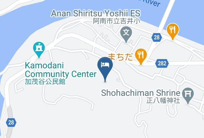 Anan City - Anan Daiichi Hotel Annex Maps