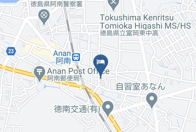 Anan City - Anan Daiichi Hotel Maps