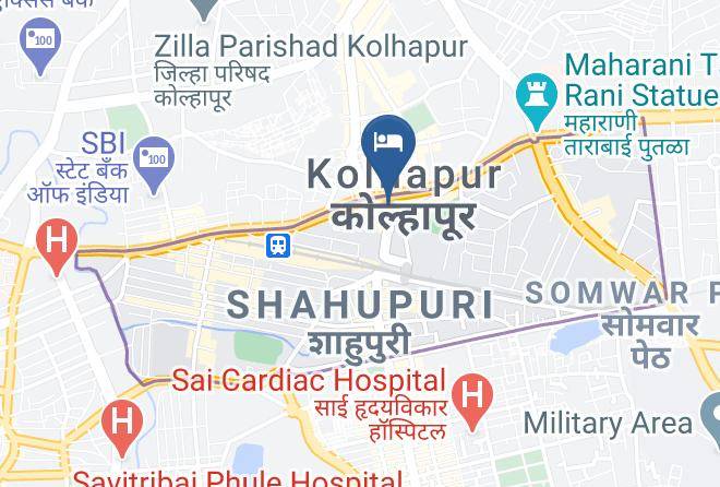 Kolhapur - Anand Malhar Loadging Maps
