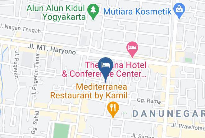Kota Yogyakarta - Hotel Wisma Ananda Maps
