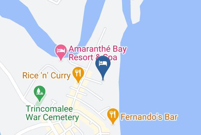 Trincomalee - Anandas Beach Resorts Maps