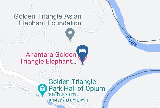 Amphoe Chiang Saen - Anantara Golden Triangle Elephant Camp & Resort Maps