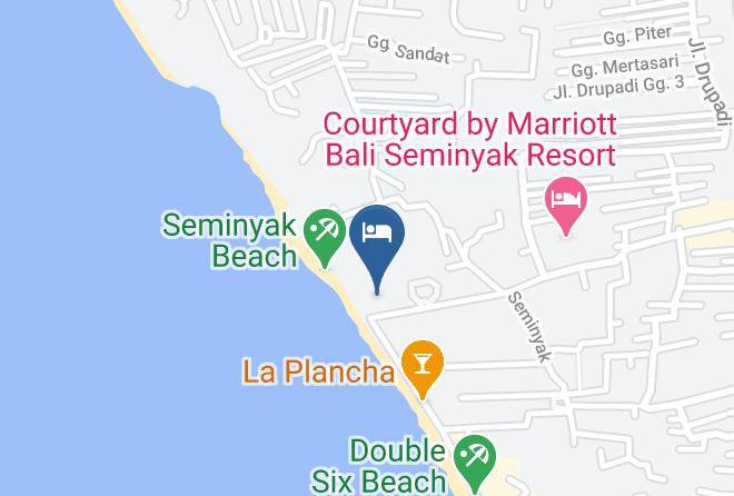 Badung Regency - Anantara Seminyak Bali Resort Maps