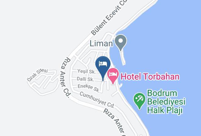 Bodrum - Anar Hotel Maps