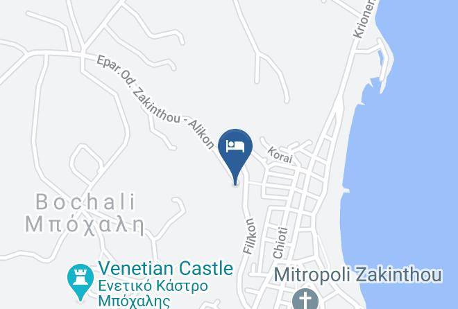 Zakinthos - Anassa's Residence Maps