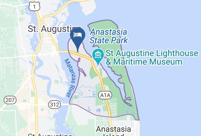 St Johns - Anastasia Inn Maps