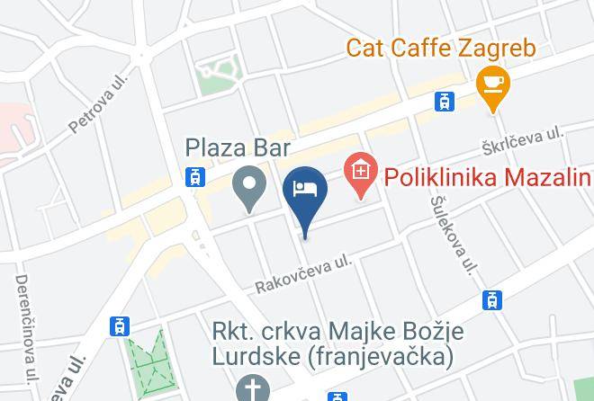 Anastasia Suites Zagreb Map