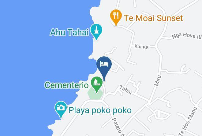 Easter Island - Anavai Cabanas Maps