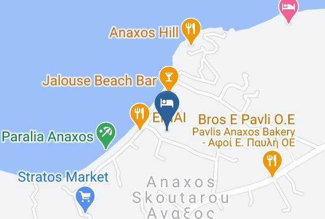 Lesvos - Anaxos Hotel Maps