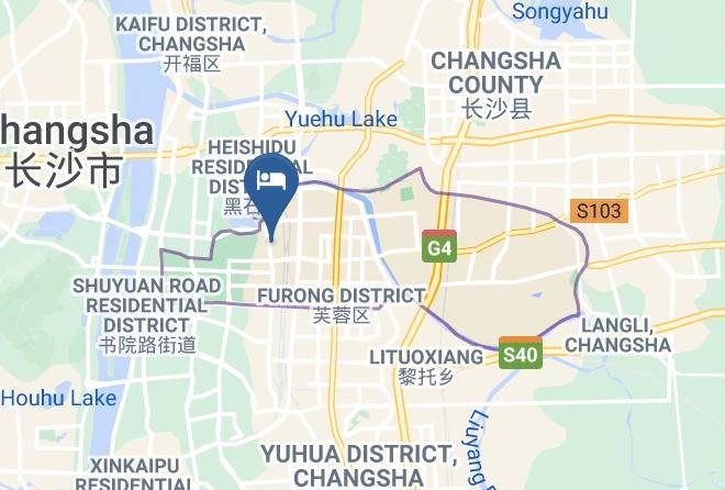Changsha - Anchen Hotel Railway Station Maps
