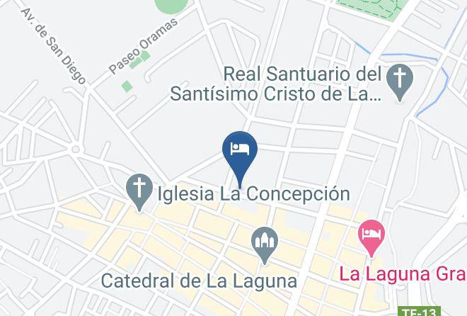 Santa Cruz De Tenerife - Anchieta 60 Viviendas Vacacionales Maps