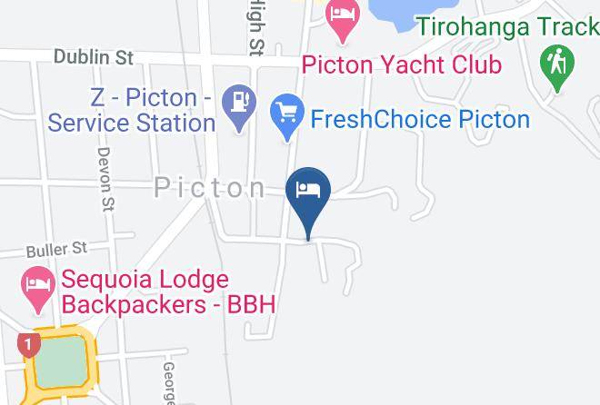 Picton - Anchor Down Bed And Breakfast Maps