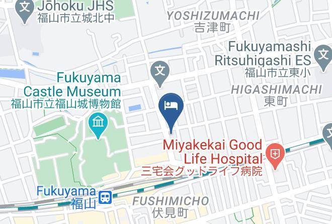 Fukuyama City - Anchor Hotel Fukuyama Maps