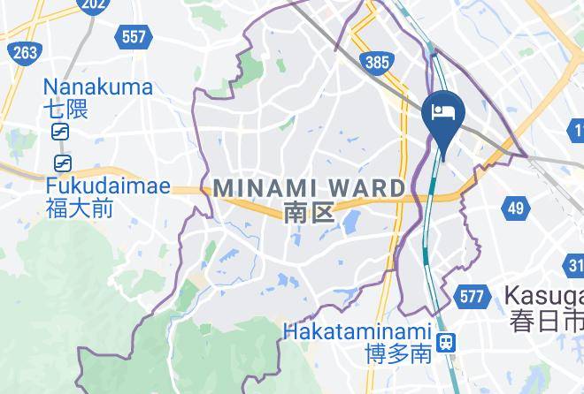 Fukuoka City Minami Ward - Anchor Hotel Hakata Maps