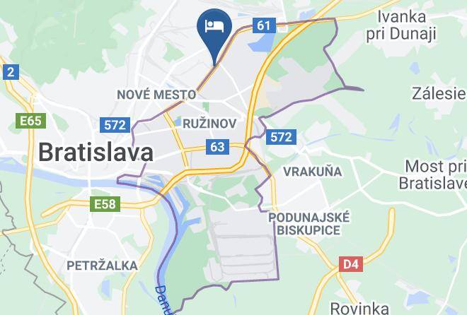 Bratislava Ruzinov - Anchor Motel Maps