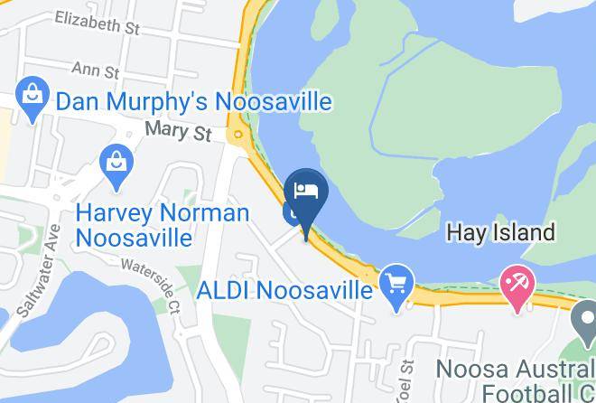 Anchor Motel Noosa Map