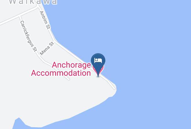 Tokanui - Anchorage Accommodation Maps