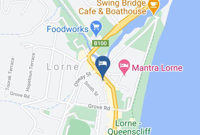 Surf Coast - Anchorage Motel Maps