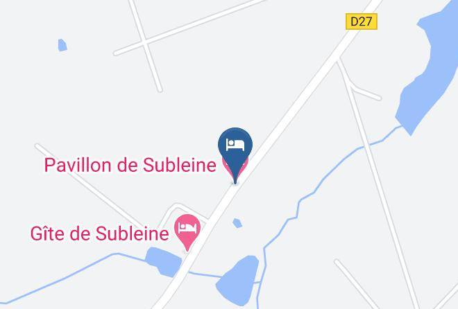 Loir Et Cher - Pavillon De Subleine Maps