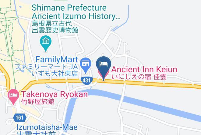Izumo City - Ancient Inn Keiun Maps