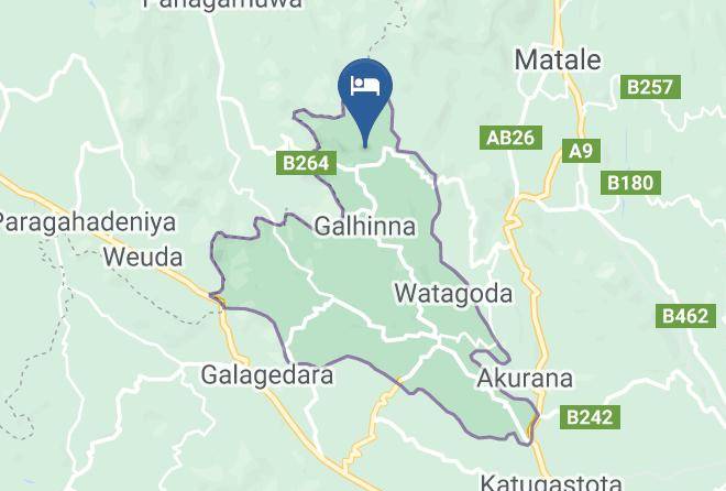 Kandy - Ancoombra Tea Estate Bungalow Maps