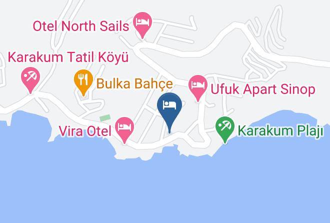Sinop Ada - Andac Otel Maps