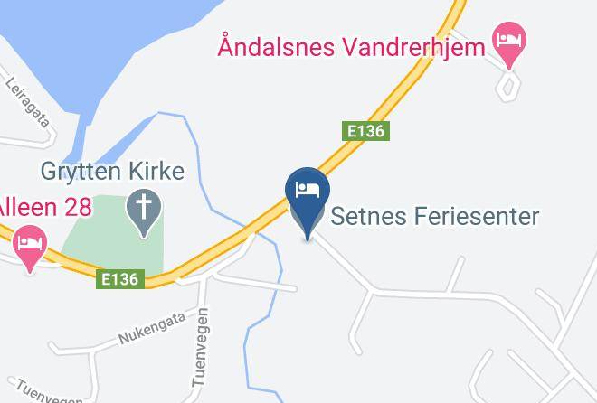 Andalsnes Hytteutleie Map