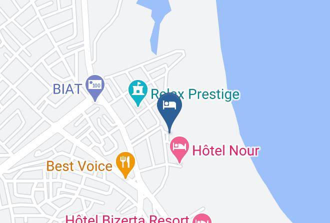 Tunisia - Andalucia Beach Hotel Maps