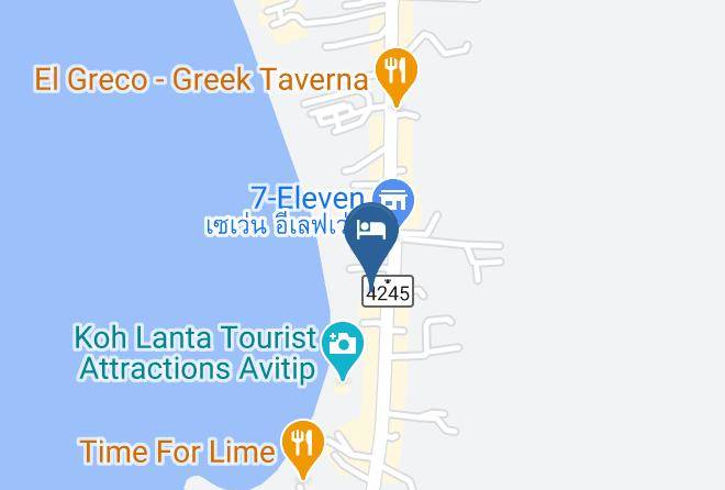 Amphoe Ko Lanta - Andaman Lanta Resort Maps