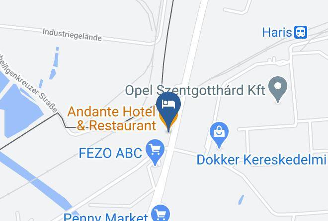 Szentgotthard - Andante Hotel & Restaurant Maps