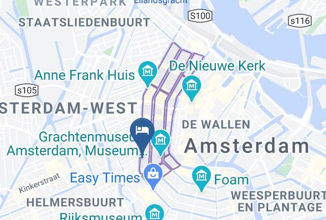 Andaz Amsterdam Prinsengracht Map