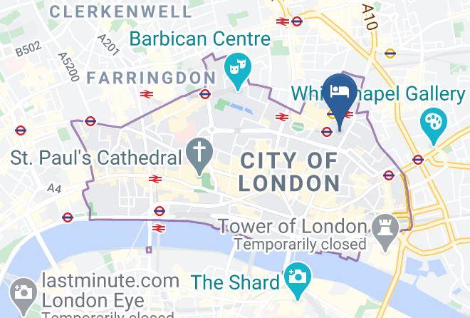 London - Andaz London Liverpool Street A Concept By Hyatt Maps