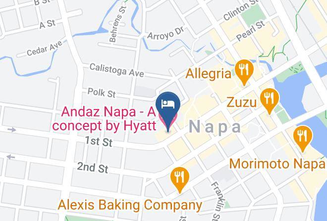 Napa - Andaz Napa A Concept By Hyatt Maps