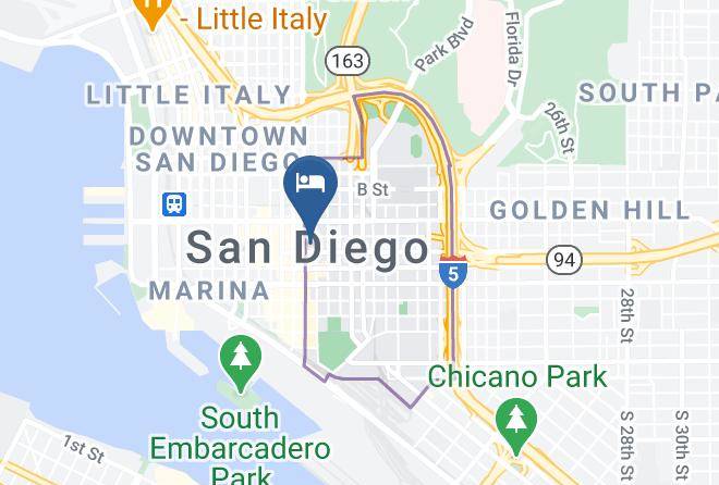 San Diego - Andaz San Diego A Concept By Hyatt Maps