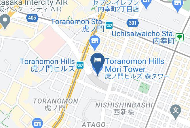 Minato Ward - Andaz Tokyo Toranomon Hills Maps